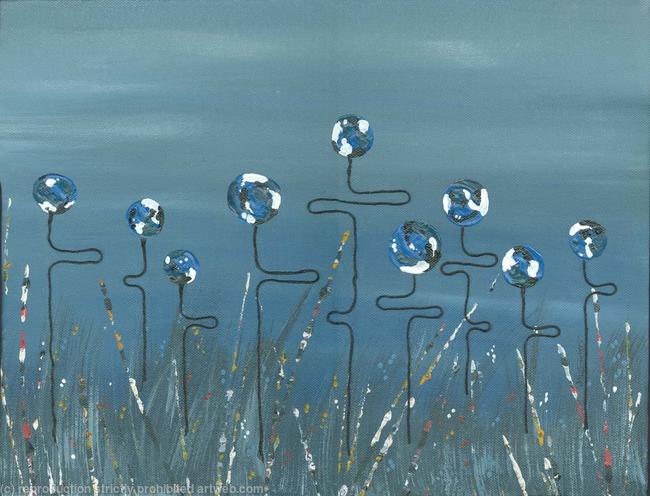 Twilight Poppies II