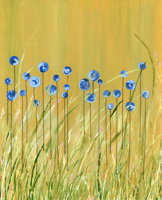 Cornflowers in the Meadow