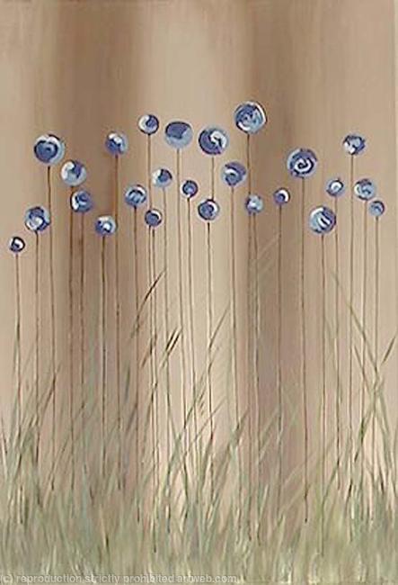 Tall blue Poppies