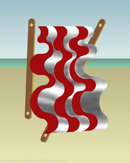 Decked Chair Red