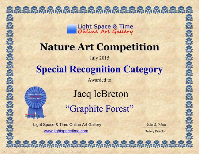 Award certificate