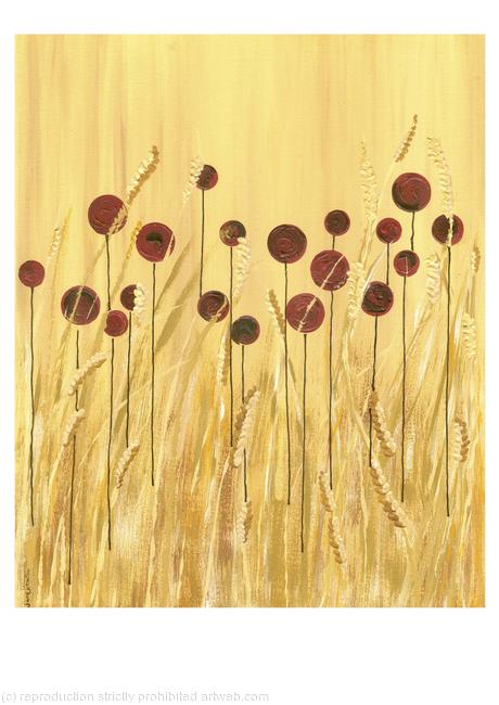 Poppies in the Cornfield