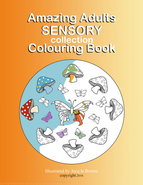 Sensory Collection colouring book