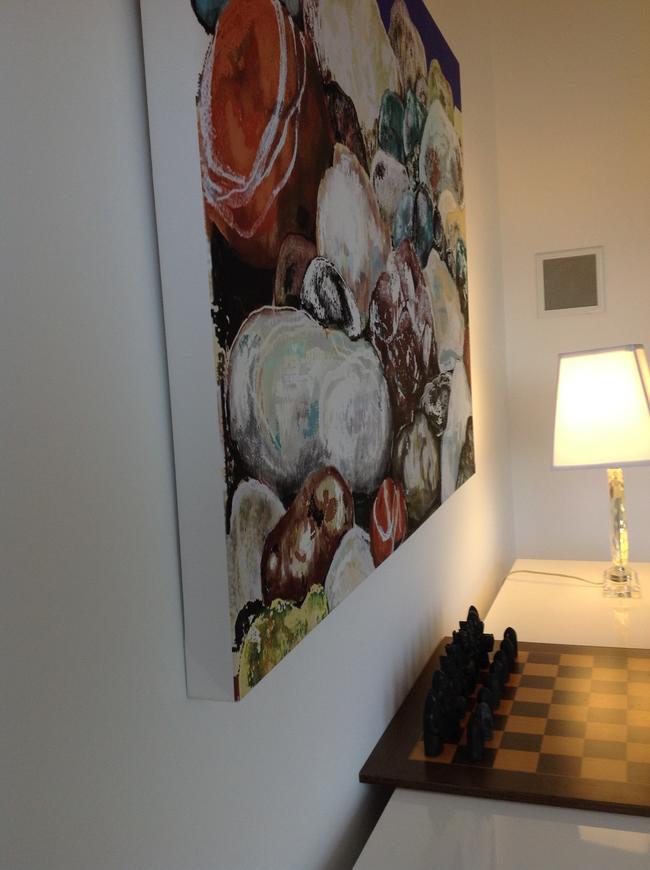 Canvas corner detail