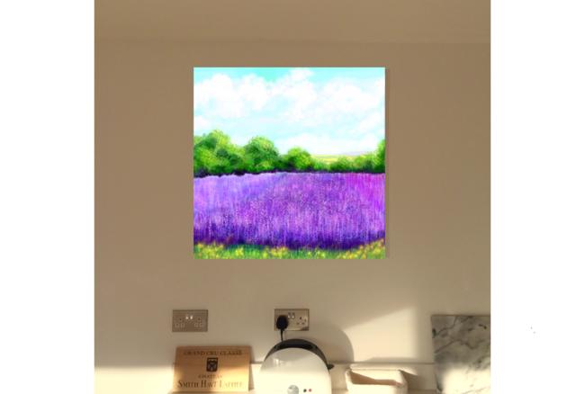 'Summer Lavender' in Kitchen