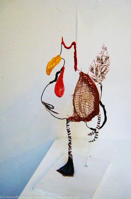 Cocky Bird Sculpture
