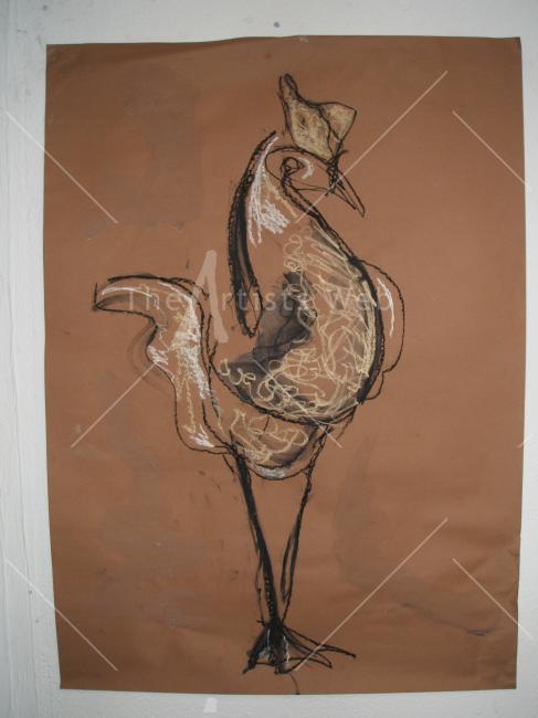 Strutting Hen