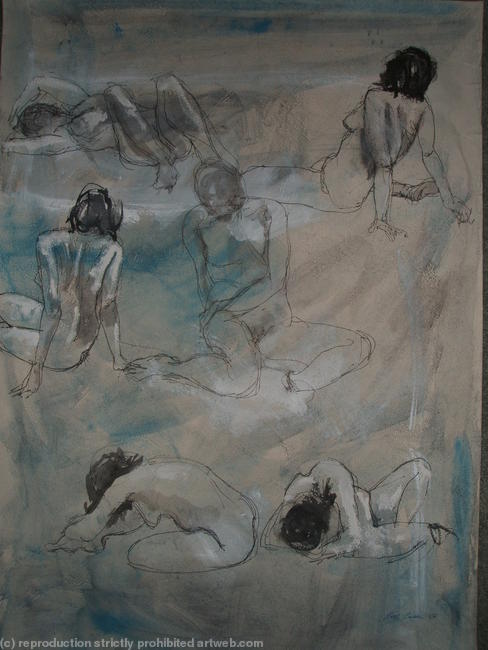 Images of dark haired nude