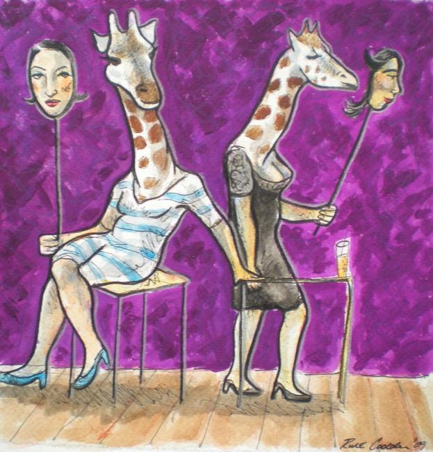 giraffes hit the town