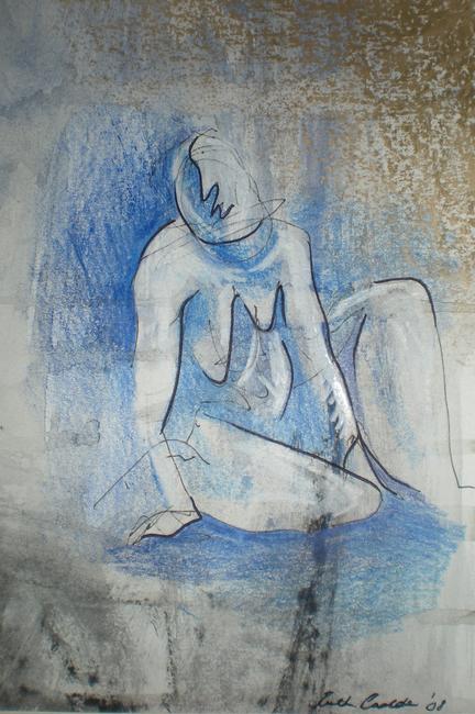 blue sketch