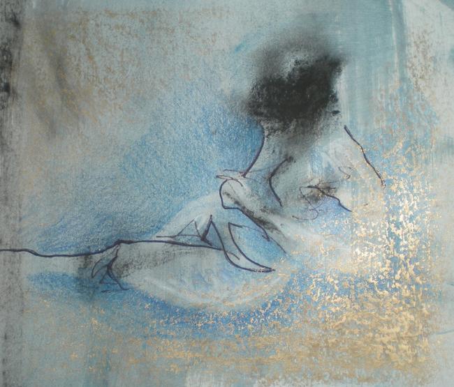leaning nude