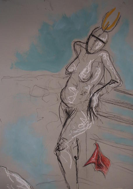 Pasiphae seducing bull