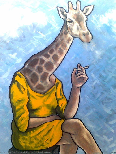 Smoking Giraffe