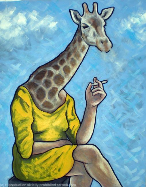 Smoking Giraffe