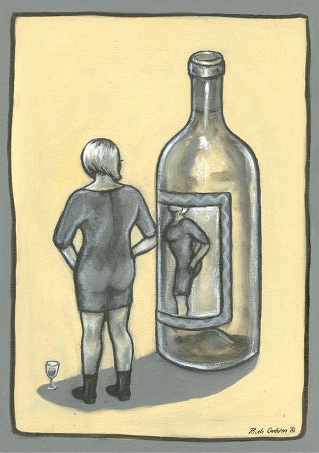 Woman, Wine & the Mirror