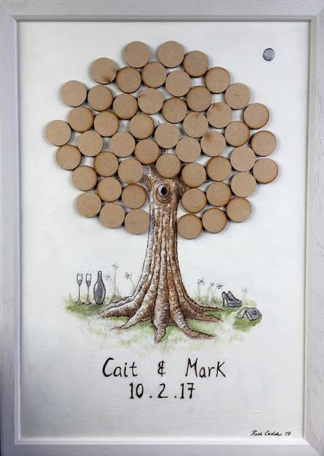 Cait & Mark's Wedding Guest Tree