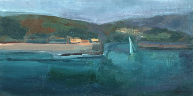 Evening sail, slack tide