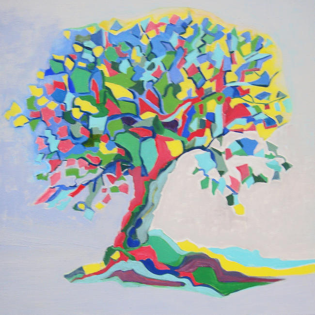 Olive tree abstracted (Coloured Spaces)
