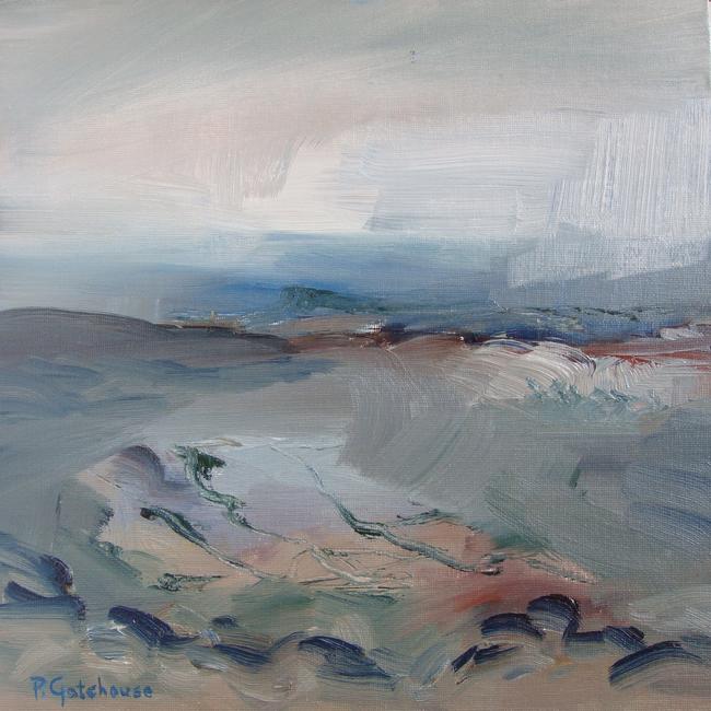 Summer storm, fading light