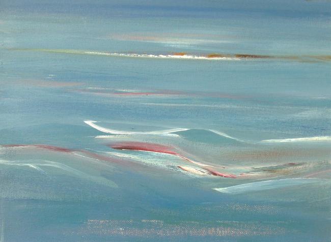 Tranquil sea, edges of light