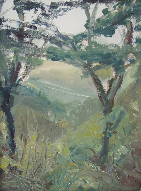 Between two trees (Malvern Hills)