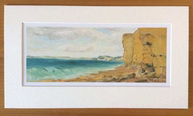Burton Bradstock print in mount