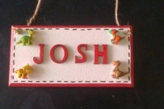 Plaque Josh