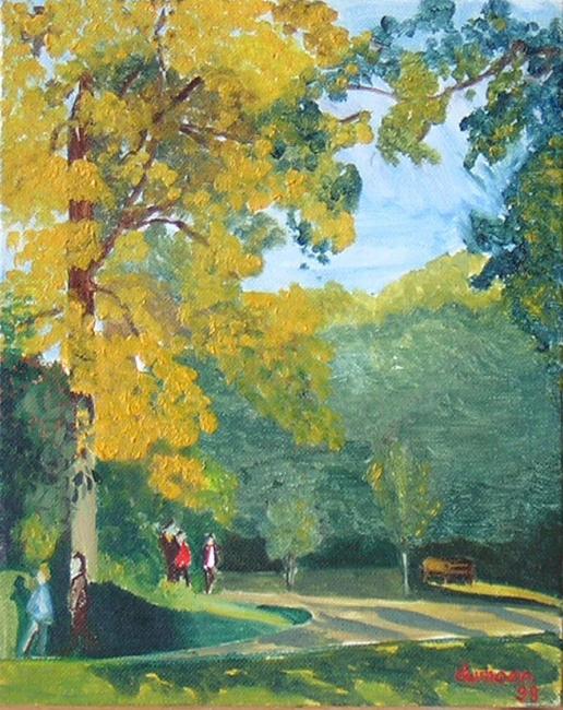 'Greenwich Park in Autumn'