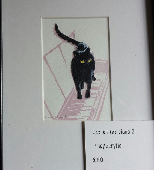 Cat on the Piano