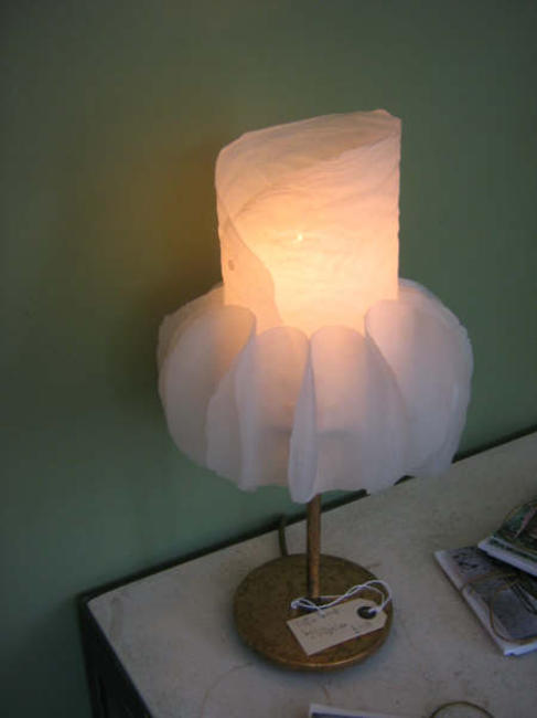 ruffle lamp