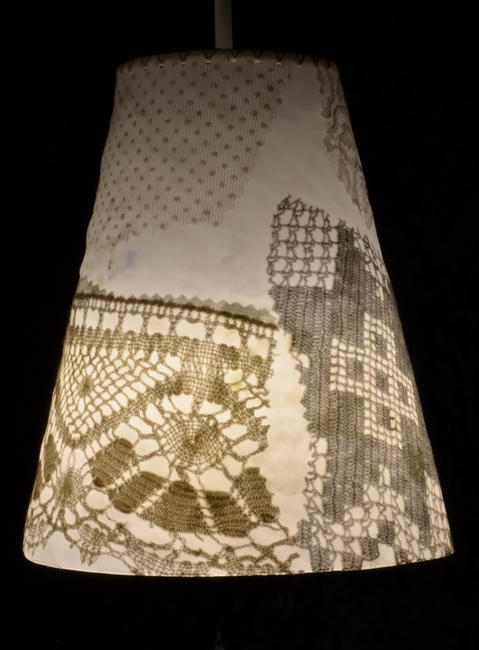 straight edged spotty lace