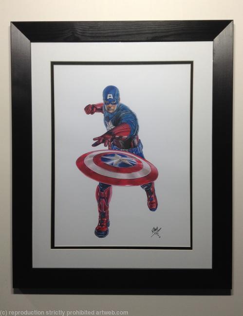 Limited Edition Cpt America Print