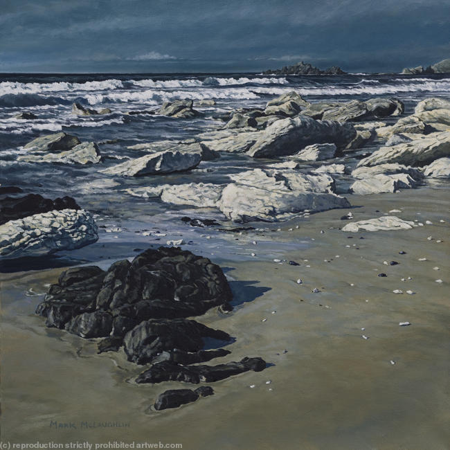 Dunshammer beach, late afternoon