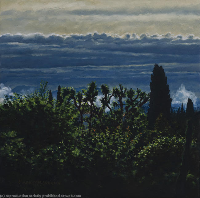 Morning mist, Vence