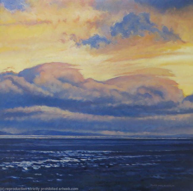 Evening sky, lough foyle, Donegal