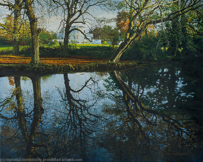 Autumn Reflections. Belair Park West Dulwich