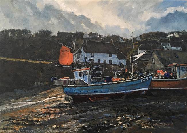 Between the showers, Cadgwith. Cornwall