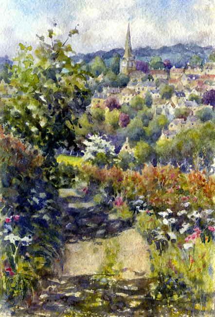 Painswick from Longridge