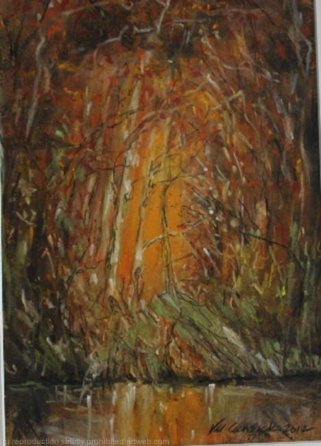 Autumn Woodside Pond