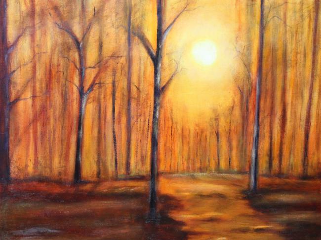 Sunrise Through Trees by Dee McKenzie