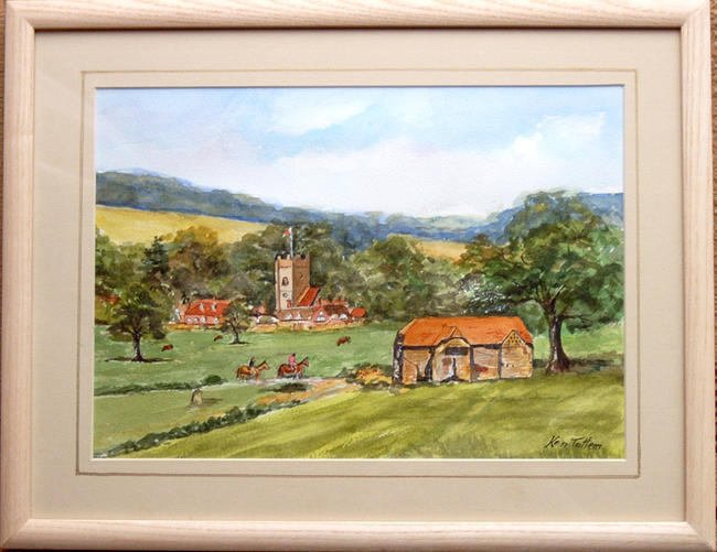 Hambleden Church & Barn Buckinghamshire