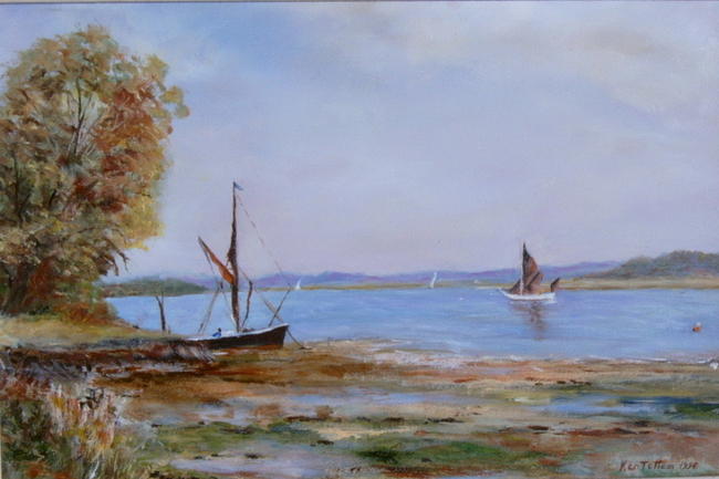 Barges Wrabness Essex