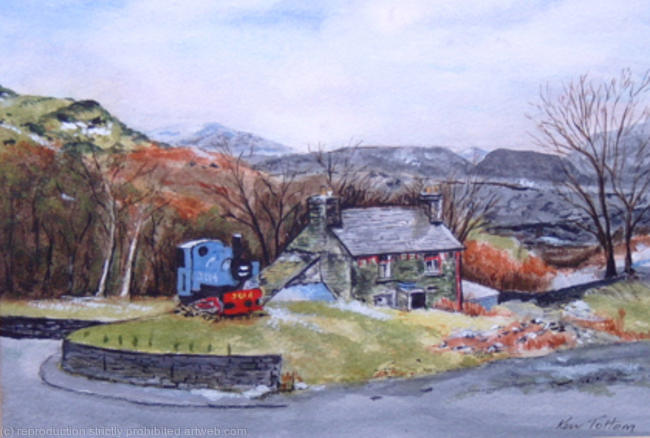 Slate mine Wales