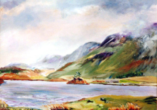 Lake Cregennan Cader Idris Dolgellau Wales