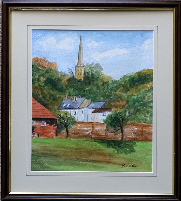 St Mary's from the cricket pitch