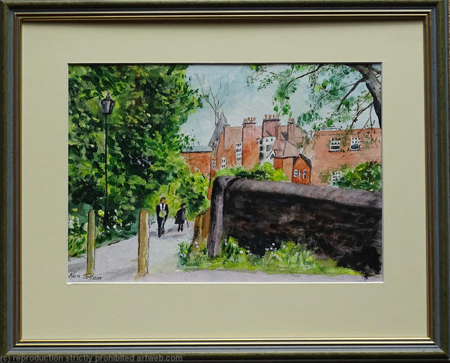 The walk to Harrow school