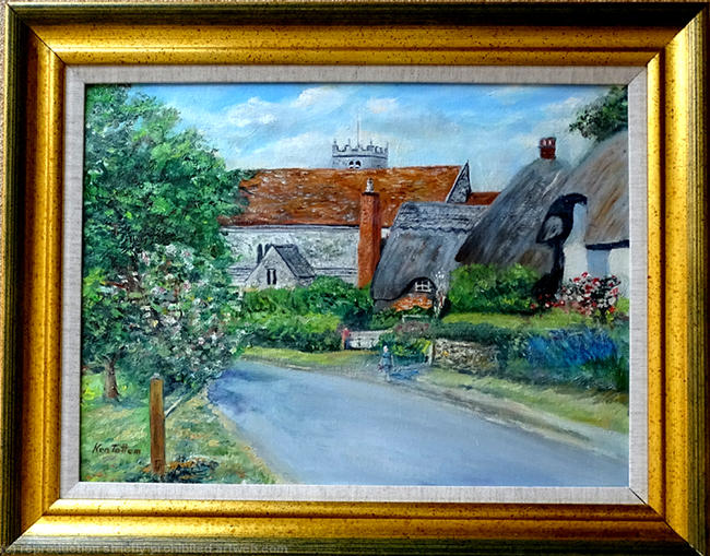 Stapleford village Wiltshire