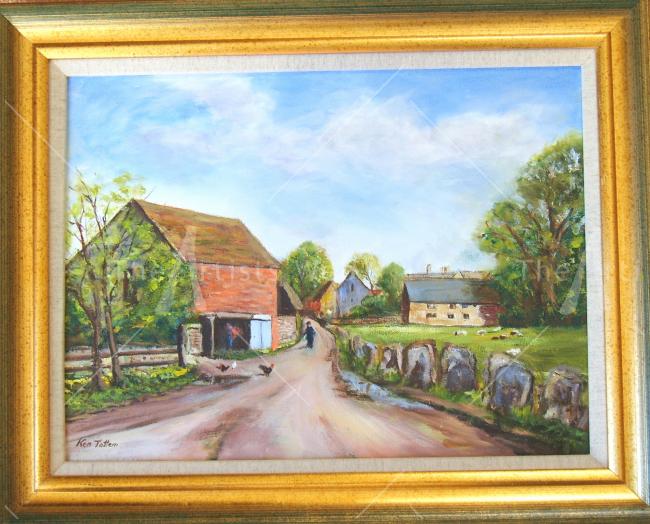 Kelmscott Village Oxon.