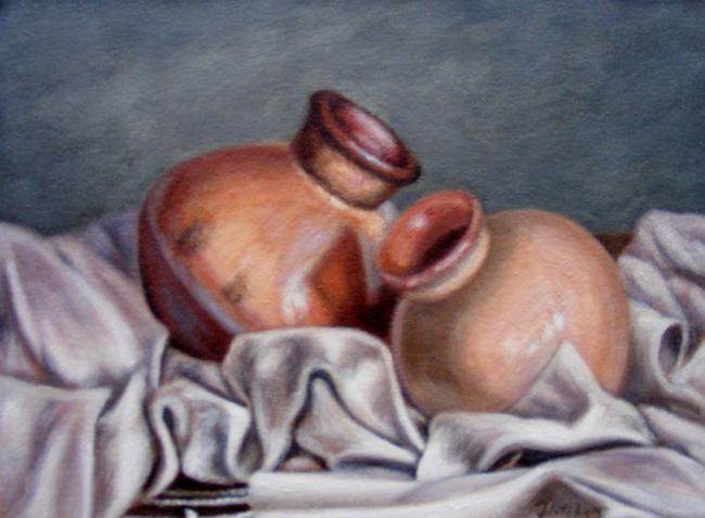 Huacas on Silk Scarf