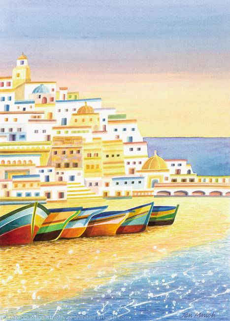 Tunisian Beach by Jan Mnich